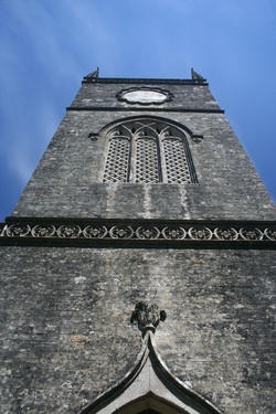 Church tower at Moreton